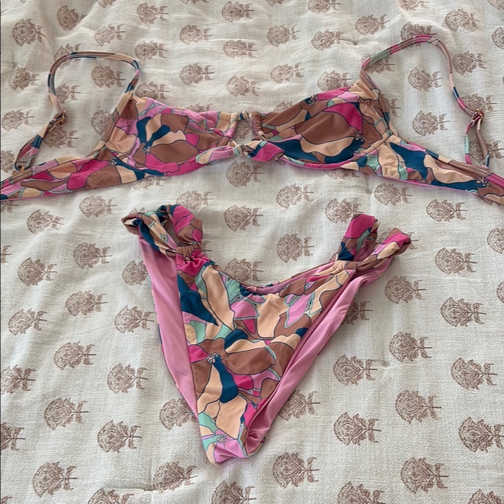 L*space Colorful Abstract Bikini Set